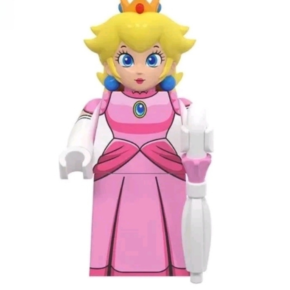 Lego super mario princes mini figure custom block